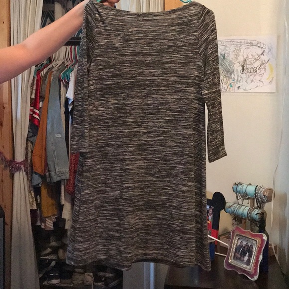 Hollister heather grey, long sleeve dress, medium - Picture 2 of 2